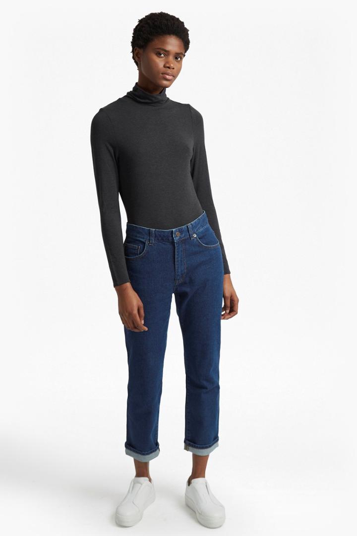 French Connenction Isla Polo Neck Long Sleeved Top