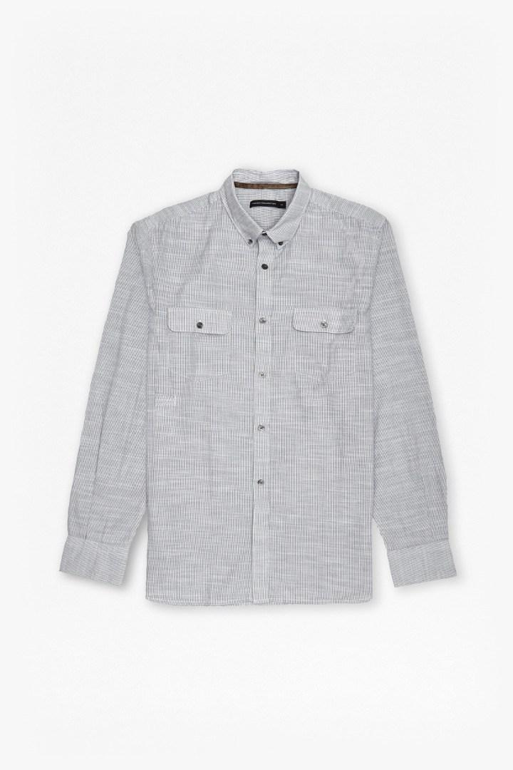 French Connection Slub Siriano Brosnan Blend Shirt