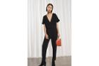 French Connection Elsa Draped Jersey Jumpsuit