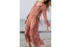 French Connection Malika Sheer Paisley Printed Maxi Dress