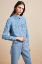 French Connenction Avery Denim Western Shirt