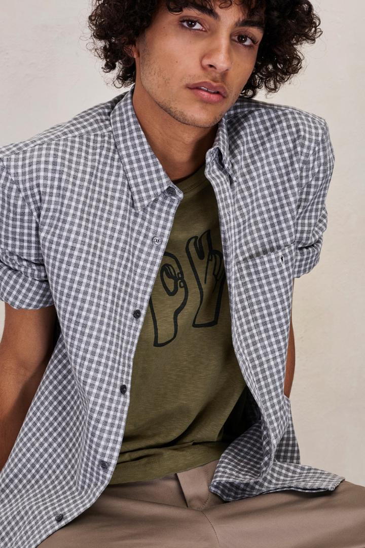 French Connenction Hornblendite Grindle Checked Shirt