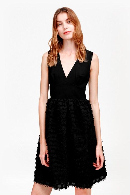 French Connection Summer Sky Fringe Dress