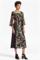 French Connection Bluhm Botero Sheer Maxi Dress