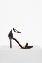 French Connection Elena Strappy Leather Heeled Sandals
