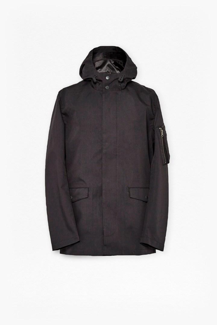 French Connection Maxubi Bonded Jacket With Hood