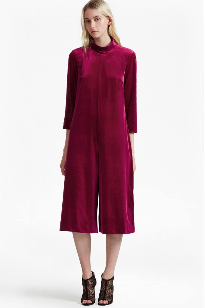 French Connection Amber Velvet Jumpsuit