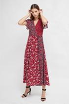 French Connenction Aliyah Crepe Floral Maxi Dress