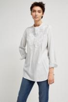 Fcus Armona Stripe Oversized Grandad Shirt
