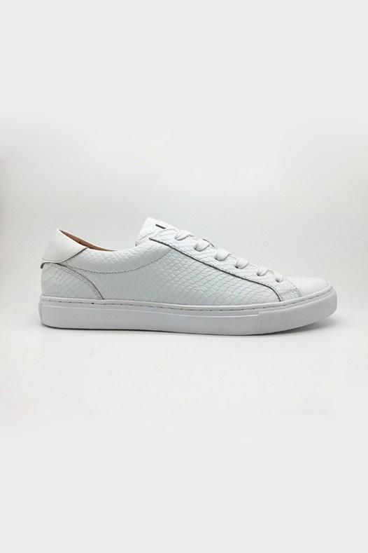 French Connection Carlo Snake Emboss Trainers