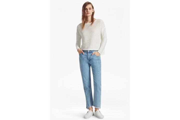 French Connection Vosporous Ladder Jersey Top