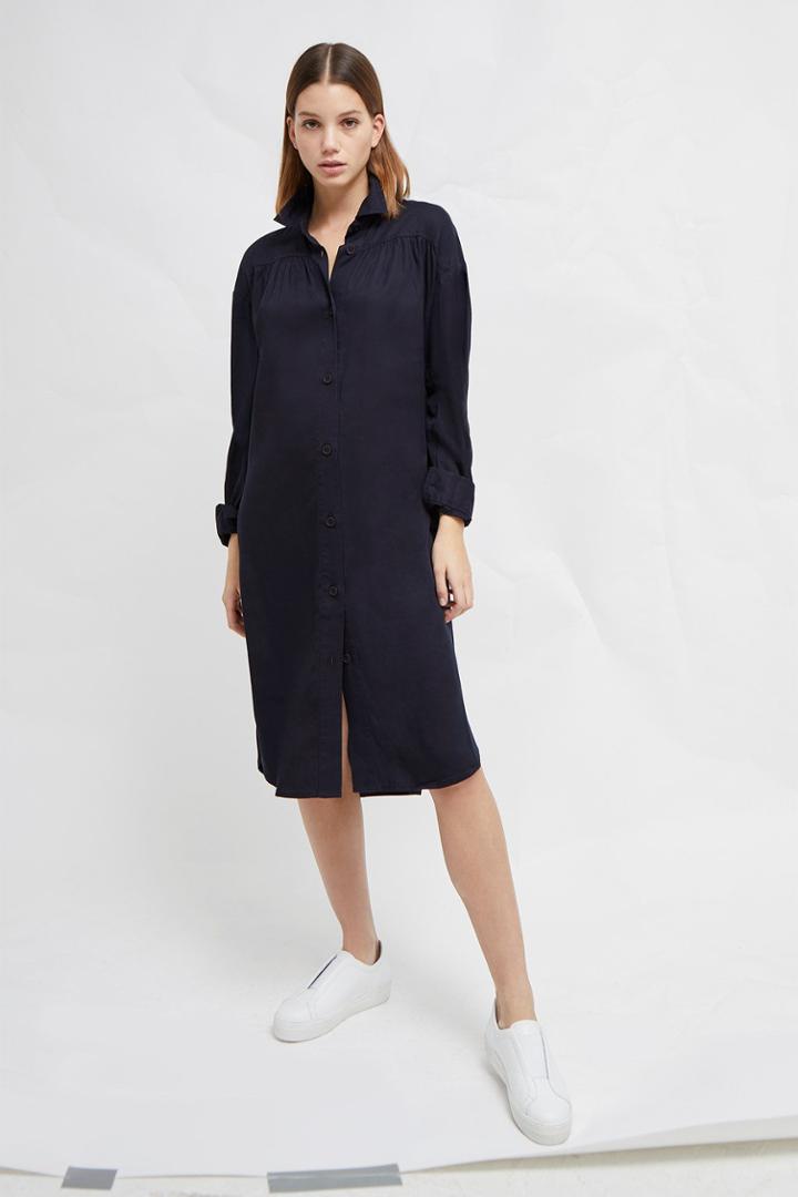 French Connenction Sunny Belted Shirt Dress