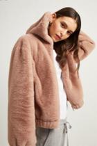 French Connenction Arabella Faux Fur Hooded Jacket