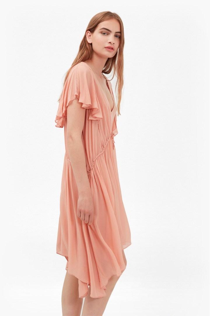 French Connection Brooke Drape Tea Dress