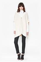 French Connection Honeycomb Stitch Knitted V-neck Jumper