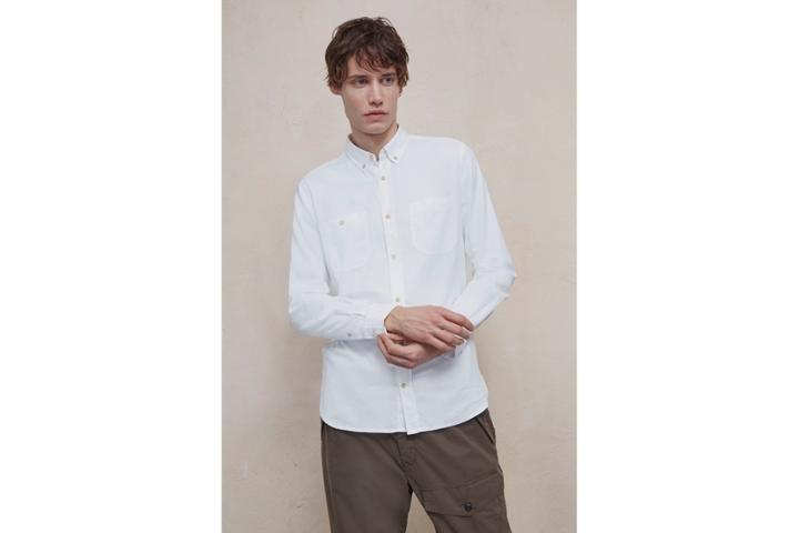 French Connection Overwashed Oxford Shirt
