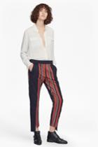 Fcus Dovie Striped Suiting Mix Trousers