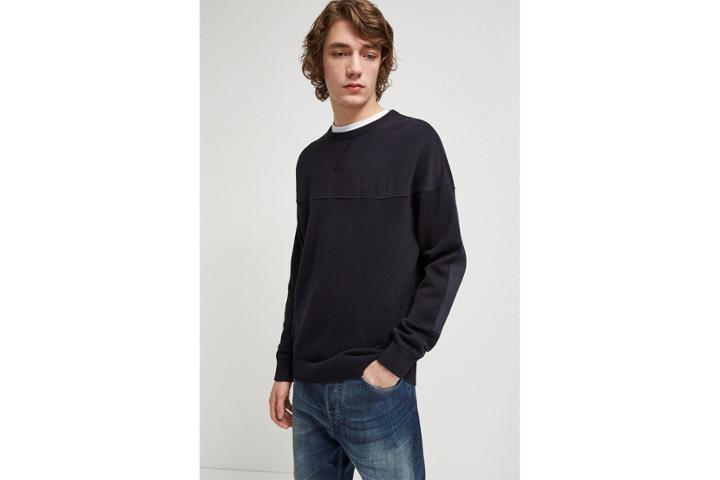 French Connection Garment Dyed Cotton Sweatshirt