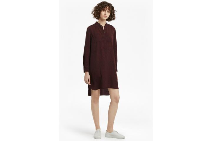 French Connection Callie Lightweight Crepe Shirt Dress