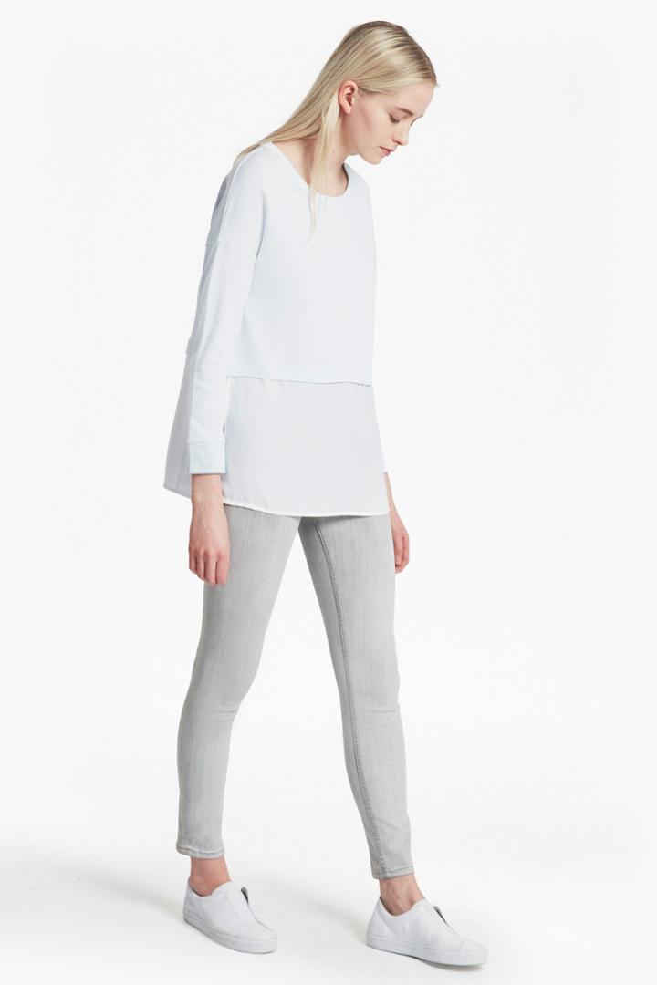 French Connenction Lerato Jersey Mix Oversized Jumper