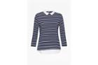 French Connection Fresh Jersey Hem Tim Tim 3/4 Sleeve Top