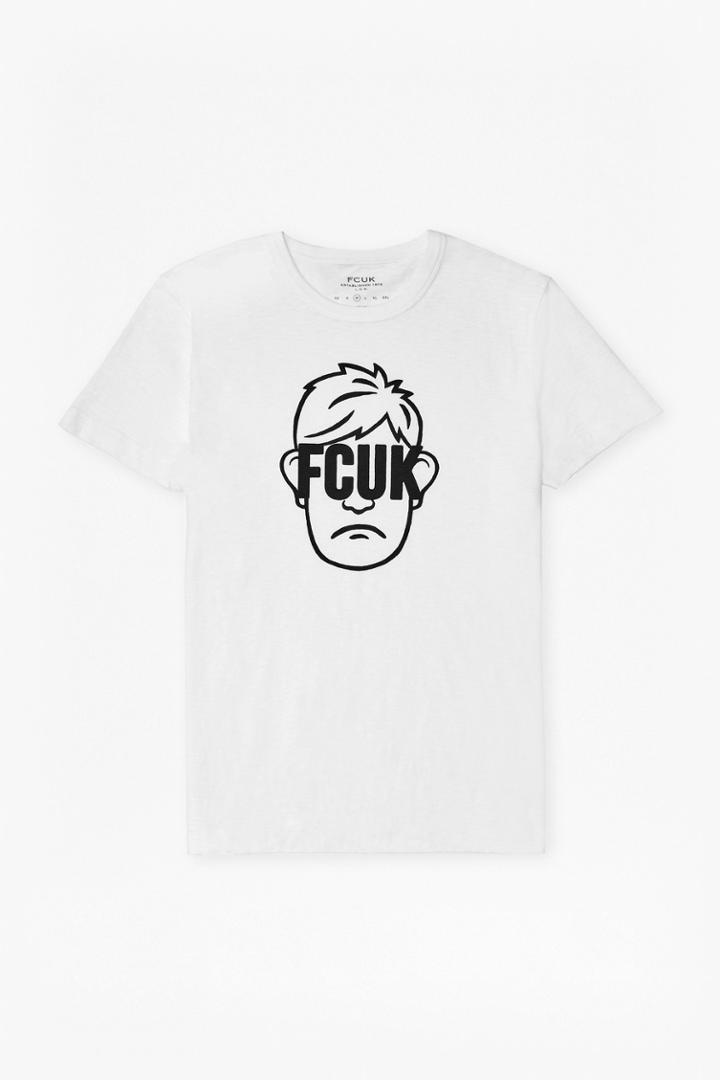 French Connection Fcuk Face Slim Fit T-shirt