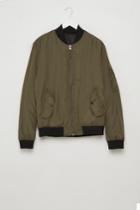 French Connenction Parachute Contrast Reversible Bomber Jacket