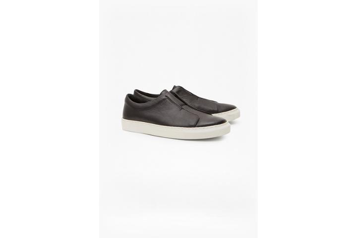 French Connection Non Eyelet Cupsole Leather Trainers