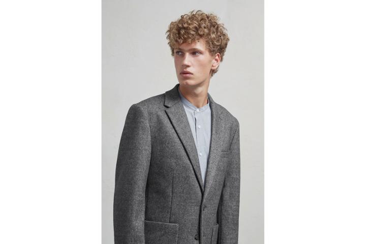 French Connection Double Face Wool Jersey Blazer