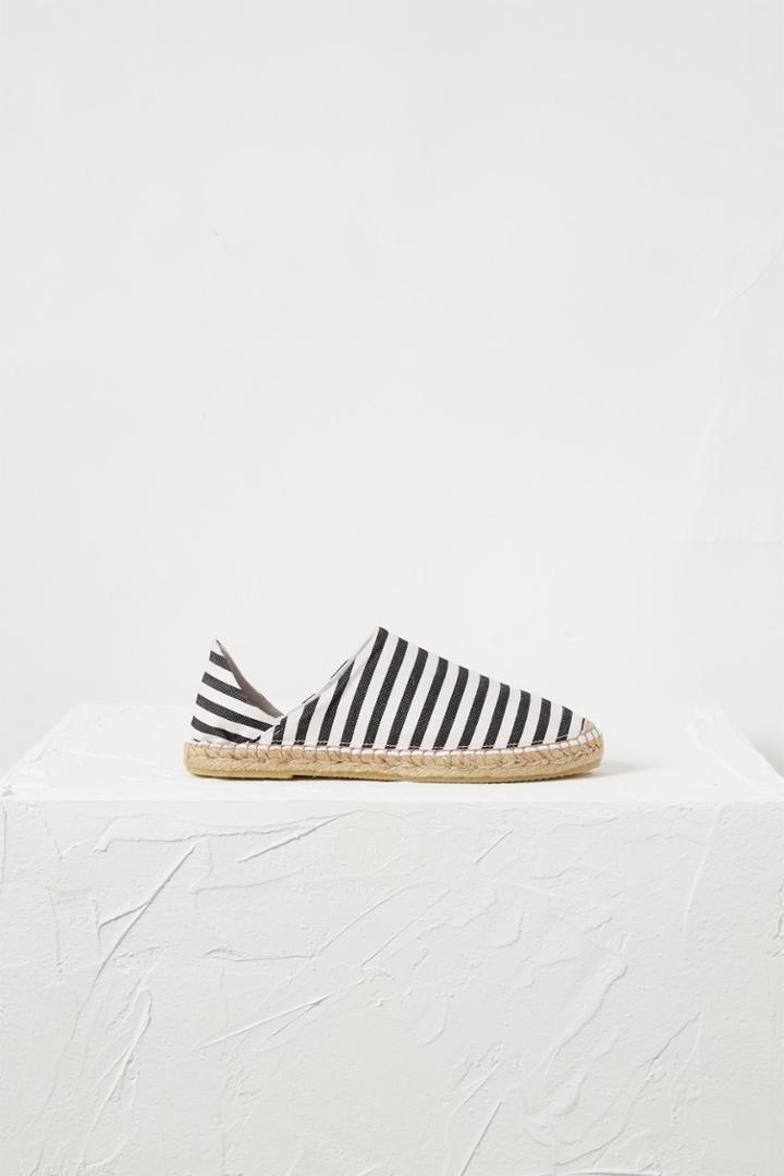 French Connection Adeline Stripe Canvas Espadrilles