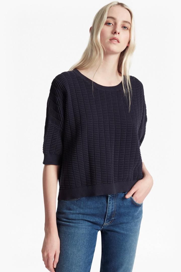 French Connection Ladder Mozart Oversized Jumper