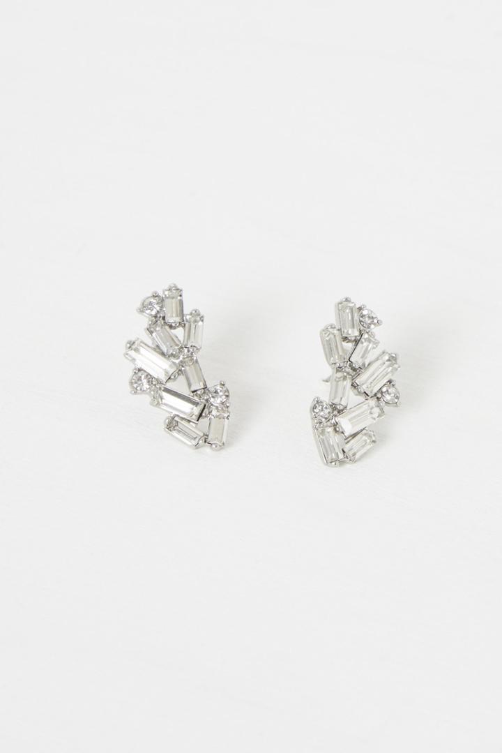 French Connenction Cluster Stud Earrings
