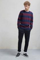 Fcus Striped Argyle Overdye Jumper
