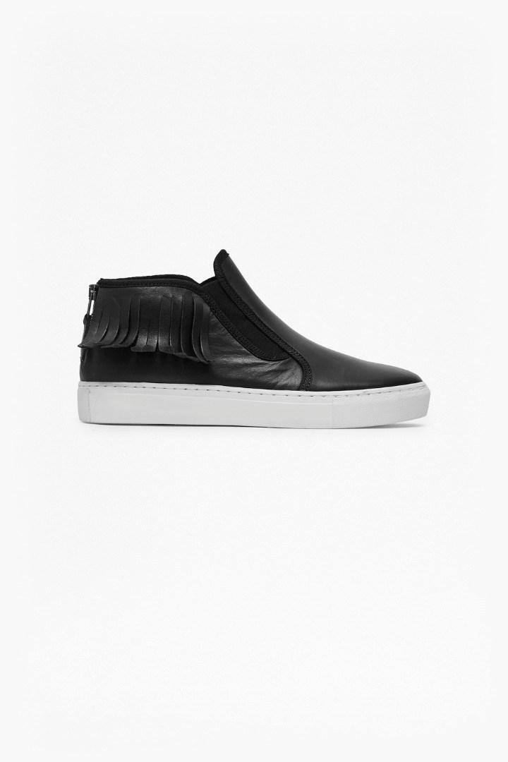French Connection Simona Zip Back Moccasin Trainers