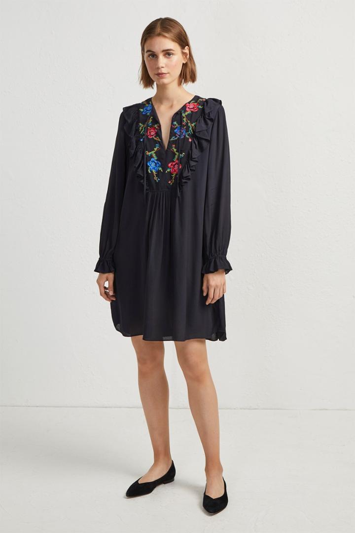 French Connenction Elishia Embroidered Dress