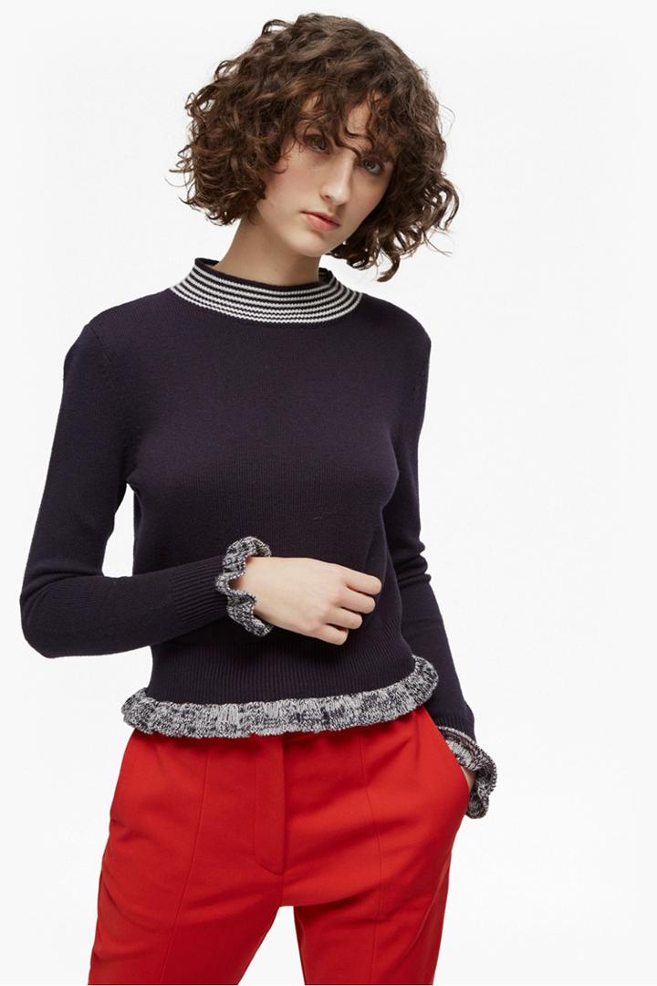 Fcus Alexa Knit High Neck Jumper