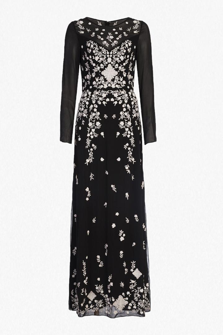 French Connection Midnight Garden Flared Dress