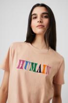 French Connection Humain Organic Boyfit T-shirt
