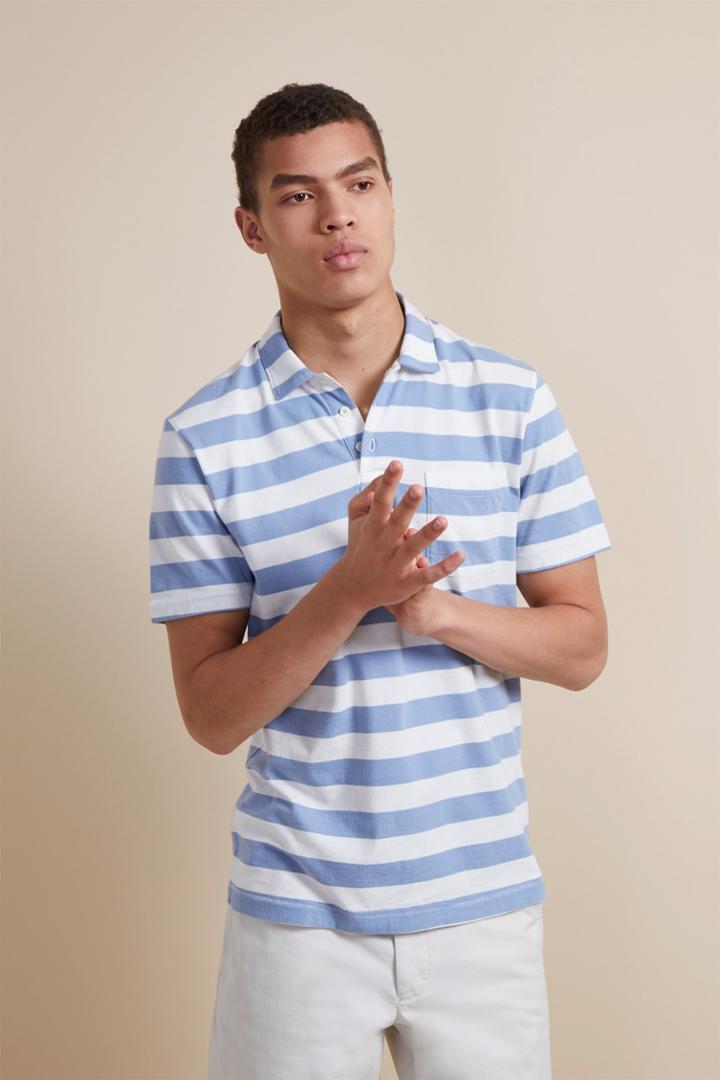 French Connenction 24's Harbour Stripe Polo Shirt
