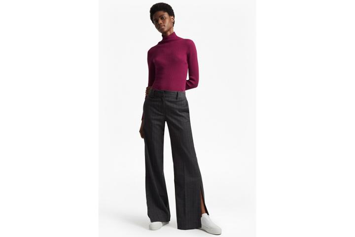 French Connection Georgie Suiting Wide Leg Trousers
