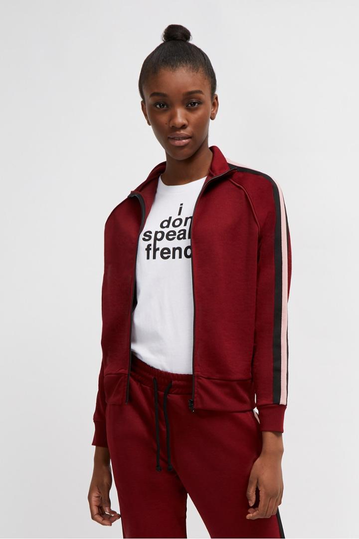French Connenction Yvonne Jersey Zip Up Jacket