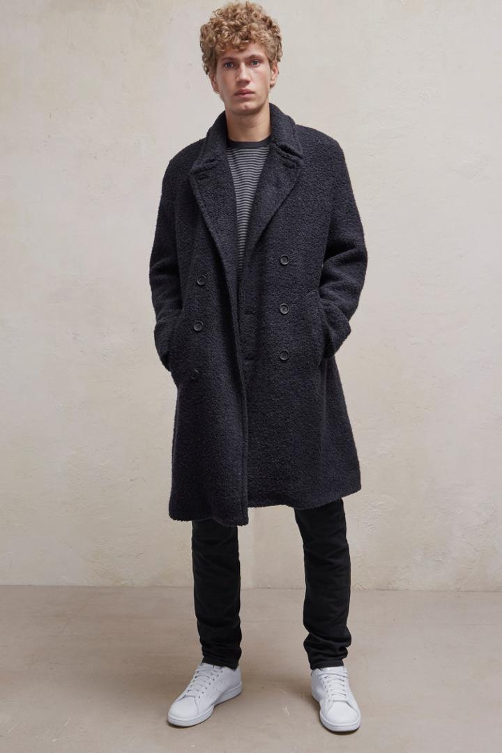Fcus Boucle Coated Coat