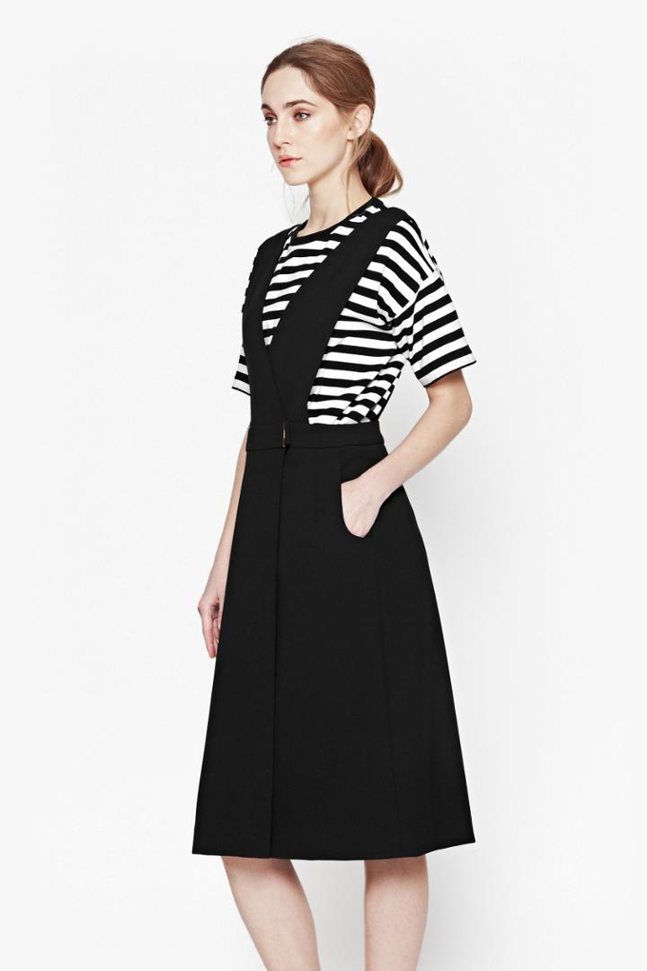 French Connection Sundae Suiting S/ls Vnk Dress