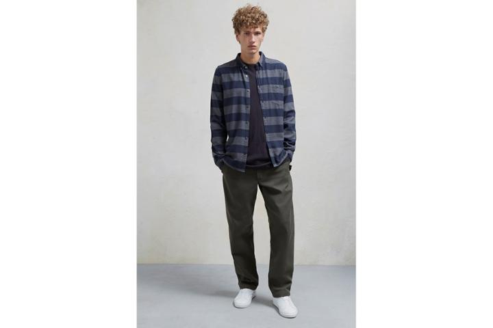 French Connection Classic Flannel Stripe Shirt
