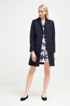 French Connenction Platform Felt Smart Coat