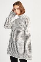 French Connenction Zoe Knit High Neck Jumper