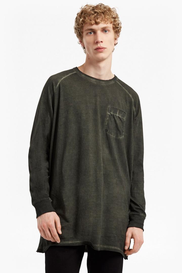 French Connenction Cold Pigment Dyed Jersey Top