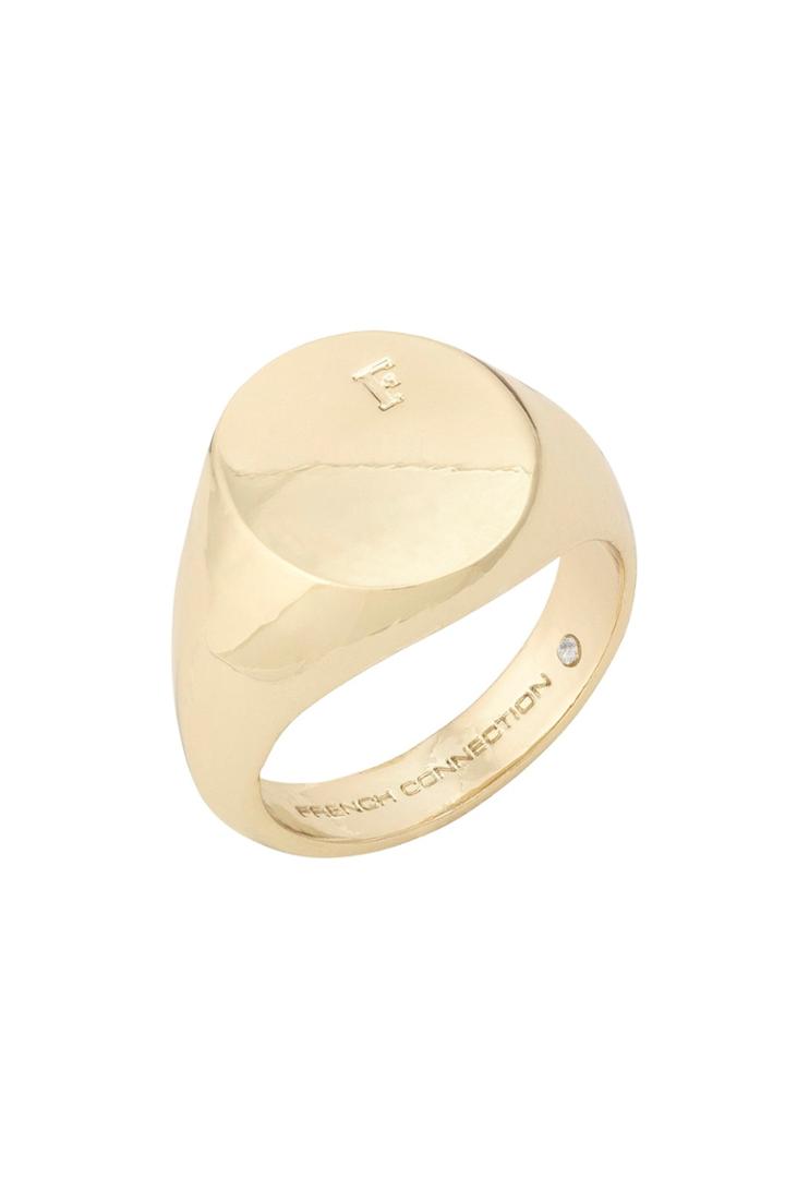 French Connection Signet Ring