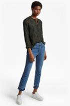 Fcus Edna Fil De Coupe Collarless Shirt