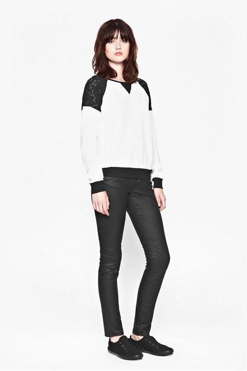 French Connection Gazelle Coated Jeans